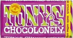 Tony's Chocolonely chocoladereep Melk Coffee Crunch - 180 gram