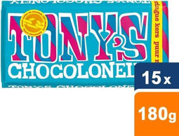 Tony's Chocolonely chocoladereep Puur Meringue Kers 51% - 15 x 180 gram