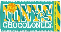 Tony's Chocolonely chocoladereep Wit 28% Stracciatella - 15 x 180 gram