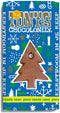 Tony's Chocolonely Kerstmis Kerstboom Chocolade - Reep Pure Chocolade met Mint Candy Kerst Geschenk Kerstcadeau Feestdagen - 1 x 180 Gram Fairtrade Belgische Chocola