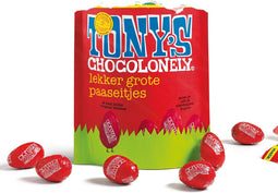 Tony's Chocolonely Melk Chocolade Paaseitjes - Uitdeelzak Pasen - Chocolade Eitjes - 180 gram Paaseieren