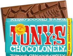 Tony's Chocolonely Melk Pennywafel Chocolade Reep 180 gram Chocola