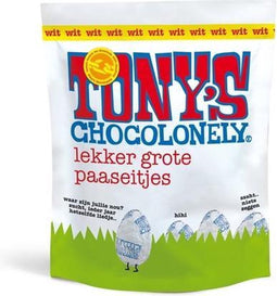 Tony's Chocolonely Paaseitjes Witte Chocolade - 1 x 180 gram
