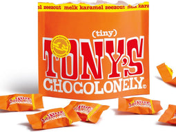 Tony's Chocolonely Tiny Tony's Melk Karamel Zeezout Chocolade Mini's - 6 x 180 gram