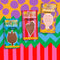 Tony's Chocolonely Witte Chocolade Cadeau Framboos Biscuit Discodip Chocoladereep Gefeliciteerd T is feest! Fairtrade Verjaardagscadeau 1 x 180 gram Chocola