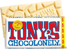 Tony's Chocolonely Witte Chocolade Reep 180 gram Chocola