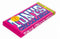 Tony's Chocolonely Witte Chocolade Reep Framboos Knettersuiker 180 gram Chocola