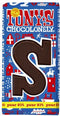 Tony's Chocolonely Chocolade Letter S - 51% Puur Reep - Schoencadeautje Sint - Fairtrade Belgische Chocolade - 180 Gram