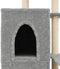 vidaXL - Kattenmeubel - met - sisal - krabpalen - 97 - cm - donkergrijs