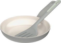 LEO Braadpan antikleef Balance Moonmist met bakspaan Balance - Ø 24cm - Grijs - PFAS-vrij