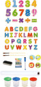 Tooky Toy Houten Speelgoed - 2 In 1 Educatief Schoolbord Magneet-/krijtbord - Educatief Speelgoed - 56-delig