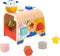 Tooky toy Houten Vormenstoof Koe 12 maanden 9-delig