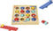 TOOKY TOY spel voor kinderen houten tafel vliegende vis 19 stuks.