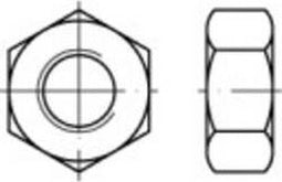 TOOLCRAFT 1064929 Zeskantmoeren M3 DIN 934 RVS A2 1000 stuk(s)