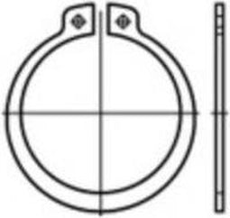 TOOLCRAFT 107641 Zekeringsringen Binnendiameter: 11 mm DIN 471 Verenstaal 200 stuk(s)