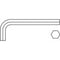 TOOLCRAFT 112856 Inbus Haakse schroevendraaier 4 mm DIN 911