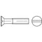 TOOLCRAFT 134156 Verzonken schroeven M3 5 mm Sleuf DIN 963 Staal Galvanisch verzinkt 200 stuk(s)