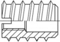 TOOLCRAFT 144036 Rampamoer M8 18 mm Staal 100 stuk(s)
