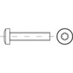 TOOLCRAFT 146071 Lenskopschroeven M3 5 mm T-profiel DIN 7985 Staal Galvanisch verzinkt 200 stuk(s)