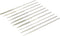TOOLCRAFT 1553623 Diamant-vijlenset, 10-delig Slaglengte 30 mm Lengte 140 mm 1 stuk(s)