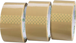 TOOLCRAFT 1564081 Verpakkingstape Bruin (l x b) 50 m x 48 mm 3 stuk(s)