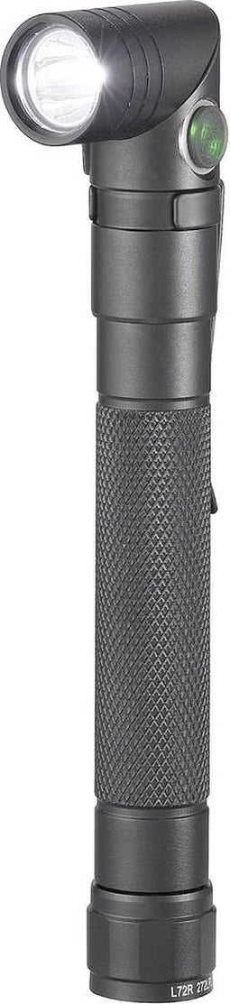 TOOLCRAFT 2-in-1 Zaklamp werkt op een accu SMD LED Met stroboscoopfunctie, Met USB-poort, Verstelbaar, Met riemclip 250