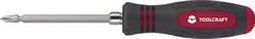 TOOLCRAFT 8-in-1 bitschroevendraaier met magnetiseerder Bitschroevendraaier 125 mm