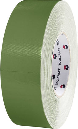 TOOLCRAFT 80DT 80DT Pantsertape 80DT Olijf-groen (l x b) 50 m x 50 mm 1 stuk(s)
