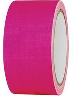 TOOLCRAFT 80FL5025PC 80FL5025PC Textieltape 80FL5025PC Neon-pink (l x b) 25 m x 50 mm 1 stuk(s)