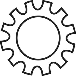 TOOLCRAFT 815233 Tandveerringen Binnendiameter: 3.2 mm M3 Staal Verzinkt 100 stuk(s)