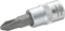 TOOLCRAFT 816052 Kruiskop Phillips Dopsleutel-bitinzet PH 2 1/4 (6.3 mm)
