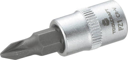 TOOLCRAFT 816056 Kruiskop Pozidriv Dopsleutel-bitinzet PZ 1 1/4 (6.3 mm)