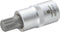 TOOLCRAFT 816091 Veeltand (XZN) Dopsleutel-bitinzet 12 mm 1/2 (12.5 mm)