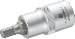TOOLCRAFT 816156 Inbus Dopsleutel-bitinzet 6 mm 1/2 (12.5 mm)