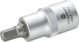 TOOLCRAFT 816157 Inbus Dopsleutel-bitinzet 7 mm 1/2 (12.5 mm)