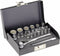TOOLCRAFT 820928 Dopsleutelset Metrisch 1/4 (6.3 mm) 23-delig