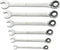 TOOLCRAFT 824124 Steek-ringsleutelratelset 6-delig 8 - 19 mm