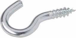 TOOLCRAFT 828108 Schroefhaken, gebogen 50 mm Staal verzinkt 50 stuk(s)