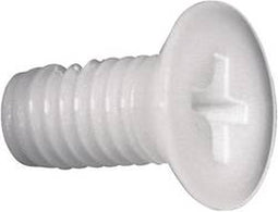 TOOLCRAFT 839964 Verzonken schroeven M2.5 20 mm Kruiskop Phillips DIN 965 Kunststof, Polyamide 10 stuk(s)