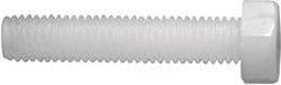 TOOLCRAFT 839999 Zeskantbouten M2 20 mm Buitenzeskant DIN 933 Kunststof, Polyamide 10 stuk(s)