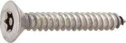 TOOLCRAFT 88115-25 Verzonken plaatschroeven 3.5 mm 25 mm Torx met pin RVS 10 stuk(s)
