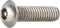 TOOLCRAFT 886975 Platkopschroeven M6 25 mm Binnenzeskant (inbus) met stift RVS A2 10 stuk(s)