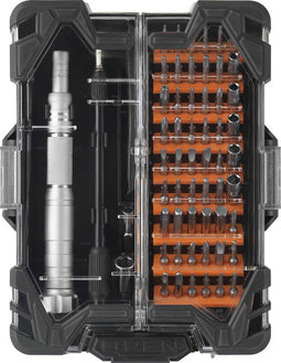 TOOLCRAFT Bitschroevendraaier Werkplaats, Elektronica en fijnmechanica 62-delig