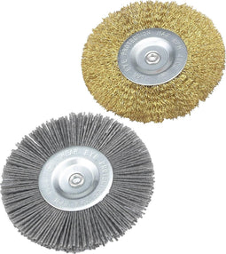 TOOLCRAFT CHGY-400SP Set van 2 reserveborstels voor de voegenreiniger, polyamide en staal