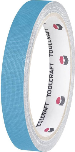 TOOLCRAFT HEB15L10BC HEB15L10BC Textieltape HEB15L10BC Blauw (l x b) 10 m x 15 mm 1 stuk(s)
