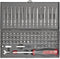 TOOLCRAFT HT02183 820952 Bitset 75-delig Plat, Inbus, Clutch, Tri-Wing, Torque, Veeltand (XZN), Kruiskop Pozidriv, Krui