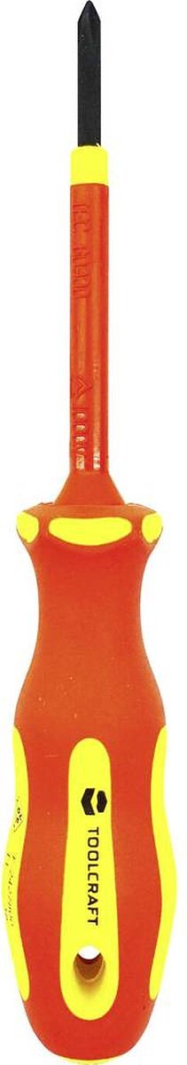 TOOLCRAFT PH0 TO-5345748 VDE, Elektronica en fijnmechanica, Werkplaats Kruiskop schroevendraaier PH 0 Koplengte: 60 mm