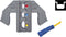TOOLCRAFT PLE-0A2 Krimp-onderdelen Geïsoleerde connectoren (male) Krimpbereik: 0.5 tot 6 mm² Geschikt voor merk: TOOLCR