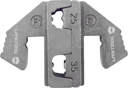 TOOLCRAFT PLE-0F1 Krimp-onderdelen Adereindhulzen Krimpbereik: 25 tot 35 mm² Geschikt voor merk: TOOLCRAFT PZ-500