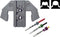 TOOLCRAFT PLE-0H7 Krimp-onderdelen Delphi Weather-Pack Krimpbereik: 1.0 tot 3.0 mm² Geschikt voor merk: TOOLCRAFT PZ-50